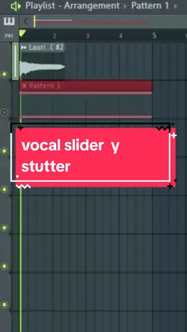 vocal slider y stutter . . . . . . . . . . . . . . #voces #vocal #slider #stutter #vocalslider #vocalstutter #productionmusic  #flstudio  #ableton  #musicproducer  #productor 