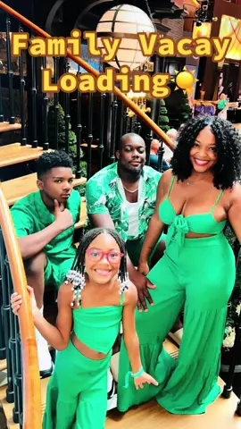 And a time was had! 💚 #family #familytime #familyvacation #matchingoutfits #CapCut