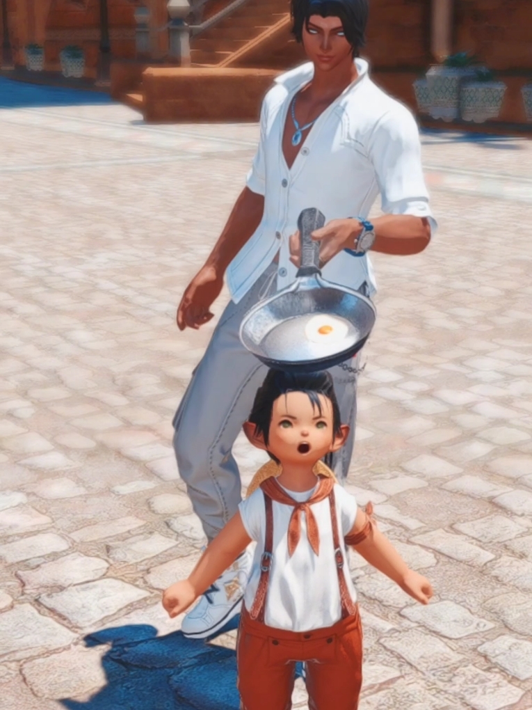 Replying to @dubaces  frying eggs on lala | fry egg emote  #dawntrail #finalfantasy14 #ff14 #ffxiv #finalfantasyxiv #ffxivmeme #ff14meme #ffxivonline 