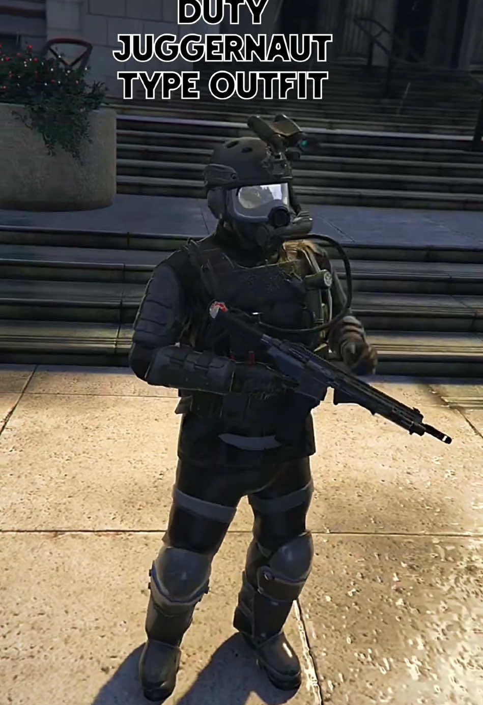 Call of duty juggernaut outfit ghost type #outfit #outfits #gta #gta5online #gtaonline #fyp #cod #mm2 
