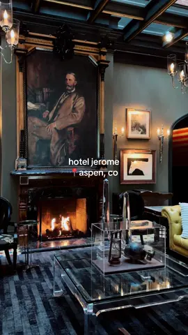 hotel jerome | aspen, co👜☕️🤎  built in 1889, hotel jerome is often referred to as the “crown jewel” of aspen, and boasts a stunning blend of victorian charm and modern luxury, making it a key piece of colorado history.  it was one of the first western hotels to have electricity and indoor plumbing, catering to the wealthy who flocked to aspen during the silver boom. through its rich history, the hotel has hosted a mix of celebrities, locals, and travelers looking for a taste of aspen’s old-world elegance.  the warm, rustic interiors are matched by breathtaking views of the rocky mountains, making it as visually captivating as it is historically significant. today, it’s a symbol of both aspen’s past and present, where timeless design meets contemporary comfort🥂🌲🚠  #hoteljerome #aspencolorado #colorado #visitaspen #historicarchitecture #aspenhotels