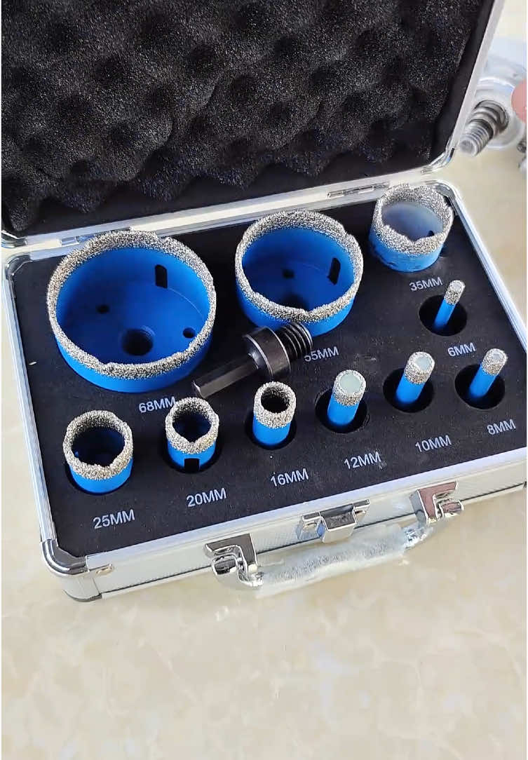 Diamond Drill Bit Set, multiple sizes available, suitable for bathroom, home decoration hole drilling#alat #tool #hardware #handtool #FallDealsForYou 