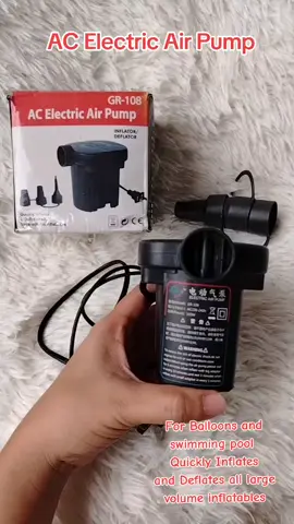 AC Electric Air Pump For Balloons and Swimming Pool, Quickly Inflates and Deflates all large volume Inflatables #electricpump #affiliatetiktok #affiliatemarketing 