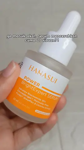 approved by dokter detektif, beneran mengandung 10% niacinamide dong😭 no overclaim, mana cuma 20 ribuan #serum #hanasui #serumhanasui #niacinamide #fyp #fypシ 