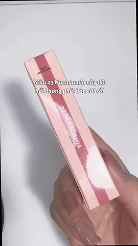 Thỏi MLBB này giờ là chân ái của tui đó💋#tiemtaphoacuachannie #sonromand #romandjuicylastingtint #juicylastingtintnucadamia #swatchson #xuhuong 