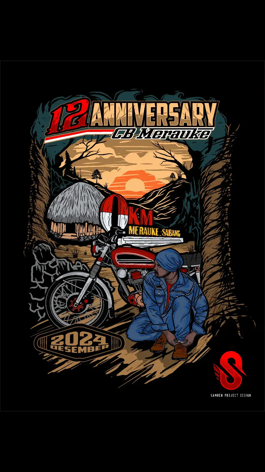 0KM merauke - Sabang