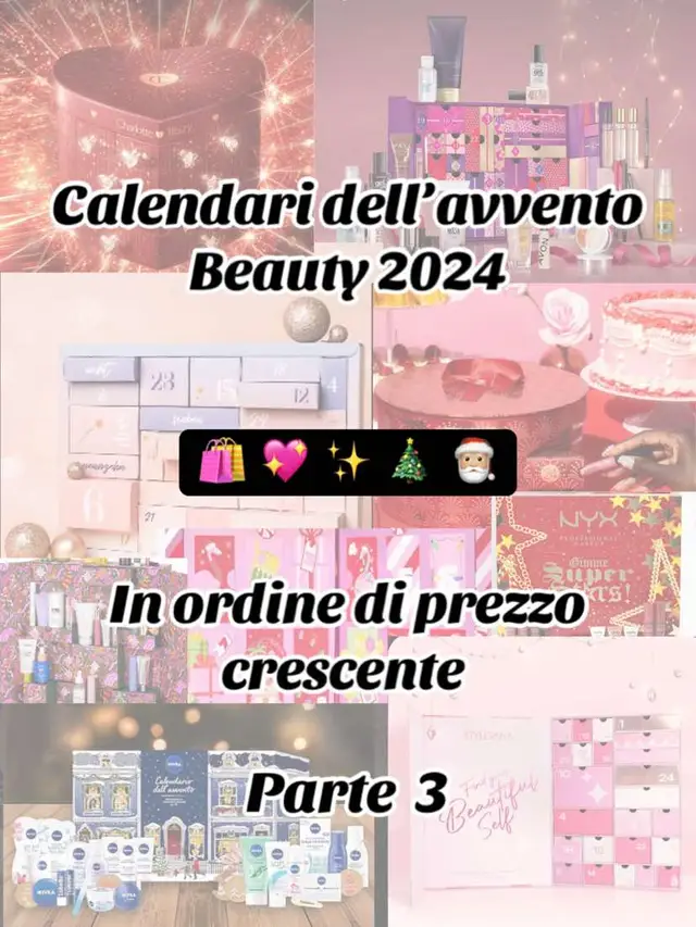 Terza e ultima parte dei calendari dell’avvento beauty trovati online, fascia high cost ✨✨ #beauty #calendariodellavvento #adventcalendar #shopping #BeautyTok #cosmetics #fyp 