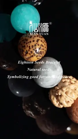 Natural and fashionable bodhi bracelet, the eighteen bodhis represent eighteen kinds of blessings, which can bless the wearer with happiness, health, happiness and wealth.#tiktokshop 