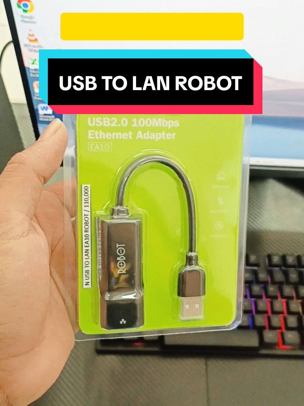 SAMBUNGAN USB TO LAN ROBOT EA10 PROMO #usbtolan #robot #terbaru #viral 