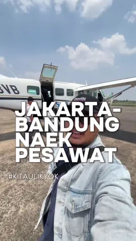 Jakarta - Bandung cuma 20 menit, karena naik pesawat rasa roal coaster jdi merasa dekat ke akherat 😂😂😂
