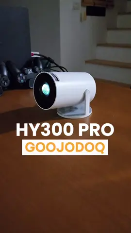 รีวิวโปรเจคเตอร์ hy300Pro goojodoq #โปรเจคเตอร์ #โปรเจคเตอร์มินิ #projecter #ดูหนัง #เล่นเกม #hy300pro #โปรเจคเตอร์พกพา