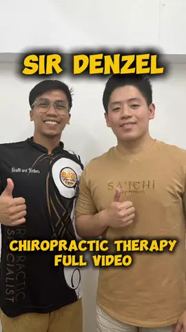 DENZEL CO | CHIROPRACTIC THERAPY | FULL VIDEO #coachaster #raknation #bonesetting #chiropractic #chiropractor #bodypain #painrelief
