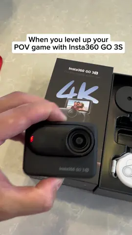 My POV game just got better with this new Insta360 GO 3S.  Couple things I love about this camera: 1) Tiny magnetic camera that can mount almosy anywhere and record up to 4k 2) The pod acts as a monitor so you see everything being recorded 3) Insta360 app allows you to download footage directly from the camera.  No need to use miniSD card and transfer to computer. Looking forward to incorporating this camera in some of my shots going forward. The first 10 people to purchase the Insta360 using my code 