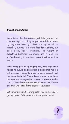 Silent Breakdown  #SilentStruggles #BreakingDown #EmotionalJourney #StrengthInTears