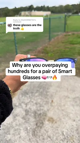 Replying to @ASUHORNET03 These Smart Glasses make the perfect gift for anyone especially for the price! #smartglasses #glasses #eyewear #eyewearfashion #scarygooddeals #falldealsforyou #technology #wireless #bluetooth #gadget #gadgets #gift #giftidea #giftideas 