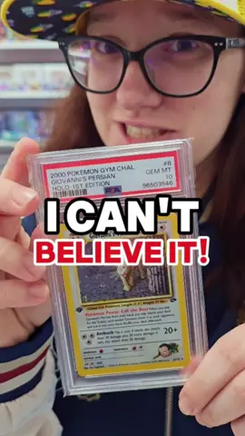My First PSA 10 on a vintage 1st Edition Pokémon Card! 🥹 #pokemoncards #pokemongrading #psa10 #vintagepokemon #1steditionpokemon 