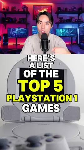 Top 5 PS1 Games You Need To Play!  #playstation #videogames #retrogames 