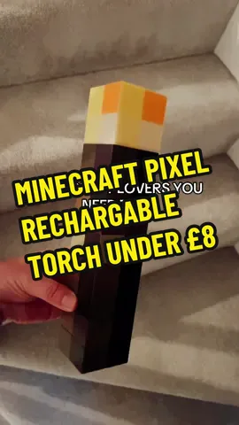This pixel minecraft torch is BACK and so cool #minecrafttorch #minecraftplayer #Minecraft #pixel #pixels #kidstoys #toysforkids #toys #torch #nightlights #tiktokmademebuyit 