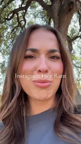 idk the instagram face effect on our brains is so real and idk when it’ll normalize for me and my forehead but right now my chin being targeted i just cannot compute 😂 #instagramface 