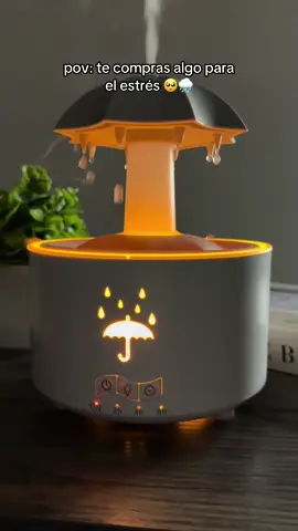 Calma mi ansiedad oyendo la lluvia al dormir 🥺🥺☔️ #ansiedad #humidificador #difusor #relaxing 