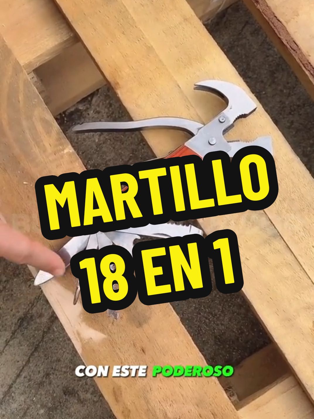 Martillo Multiherramienta Universal Tac Toll 18 en 1 Este martillo multiherramienta es el compañero ideal para solucionar problemas, reparar y crear. Su diseño compacto permite llevarlo fácilmente y reemplazar varias herramientas por una sola. Cuenta con 18 funciones integradas para facilitar cualquier tarea. Características • Dimensiones: 9 x 2,5 x 16,5 cm; • Mango ergonómico con recubrimiento de goma; • Compatible con uso en cinturón; • Incluye: alicates, navaja, alicates para tubos, cortadores de alambre, cuchillo, abridor, cincel, llave (6, 7, 8,10 mm), hoja dentada, destornillador de estrella, lima de uñas, hojas de sierra, extractor de anzuelos. . . Ya estamos en tienda🚨👇 📍Cc primavera al costado del boulevard stand l1 2do piso al costado del ascensor. . . . . . .ENVIOS NIVEL NACIONAL #trujillo #trujilloperu #point UEV #pointstrujillanos #peru #importadora #importaciones #pormayorymenor #catalogo #emprende #mayoristasperu  ##CapCut #Viral #parati