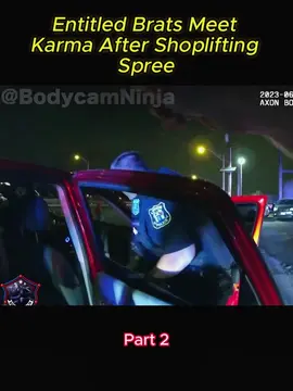 Entitled Brats Meet Karma After Shoplifting Spree #cops #police #vairal #usa🇺🇸