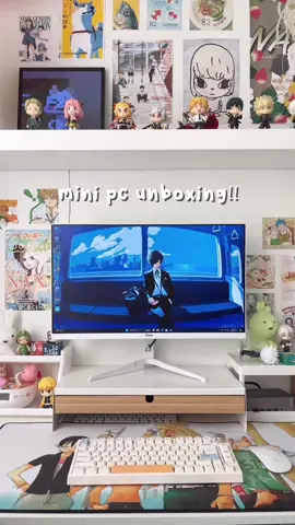 never thought i’d which to windows after having ios for so long, Thank you @GEEKOM USA for making it possible ^o^ #foryoupage #foryou #videodiary #digitaldiary #RoomTour #gamingpc #pc #unboxing #jjk #fyp #anime #souleater #minipc 