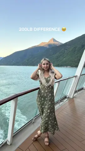 The difference time and location makes 🫶🏼 #CapCut #weightlosstransformation #weightloss #fyp #200lbsdown #weightlosscheck #animalbased #alaskacruise 