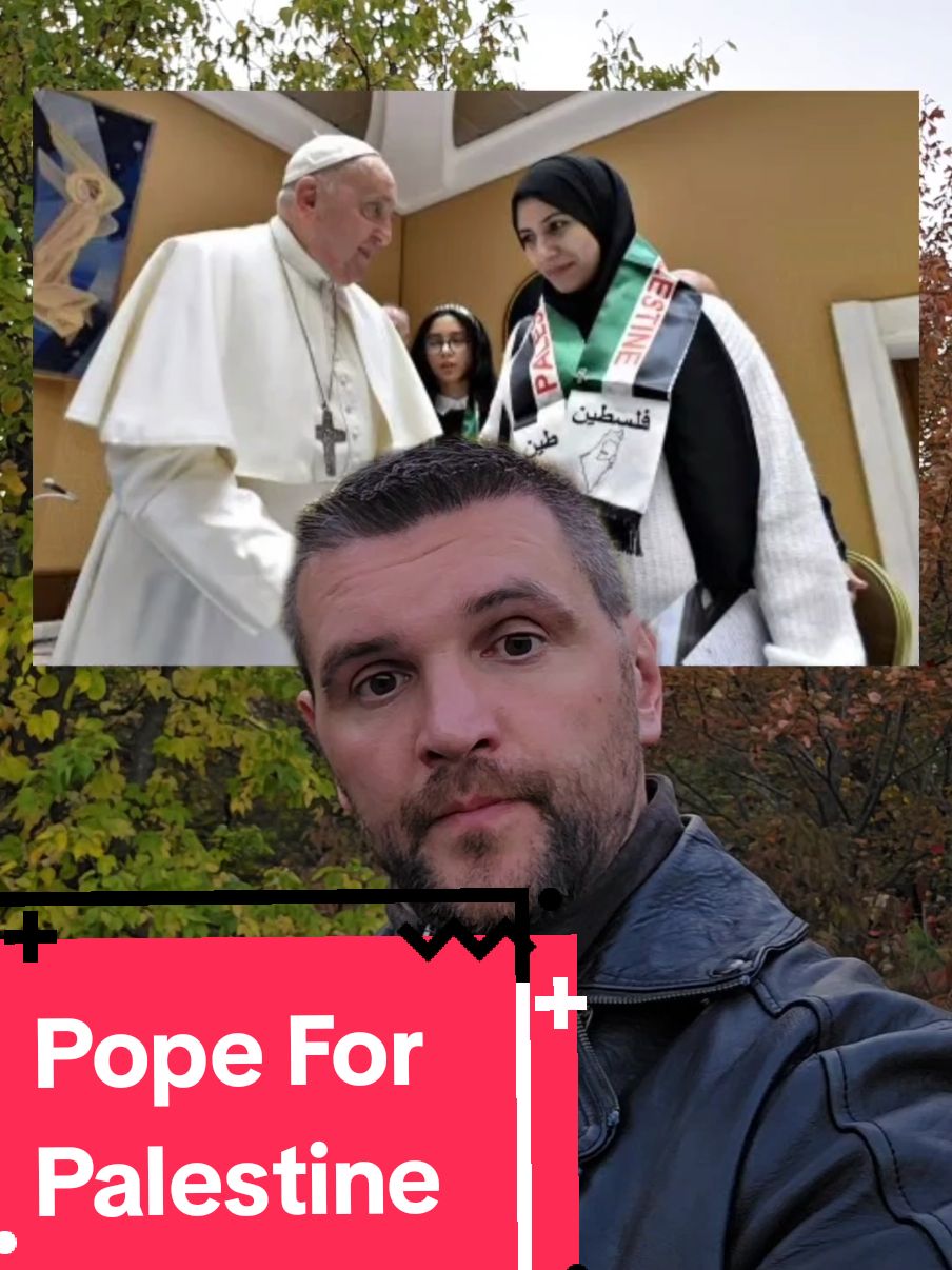Pope For Palestine #erikwarsaw Erik Warsaw 