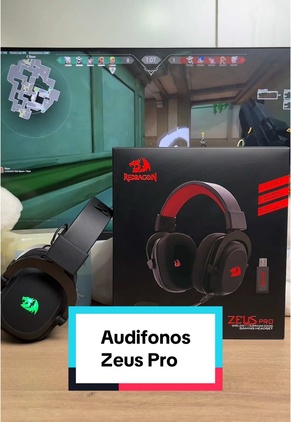 Llegaron los nuevos audífonos Redragon Zeus en su versión Pro😎🤙🏻  Pídelo por el link de la bio🙌🏼  #redragon #perifericosgamer #audifonosgamer #peru #Valorant #gamers 