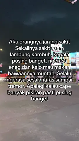 Jarang sakit sih tapi sekali sakit asam lambung ;(