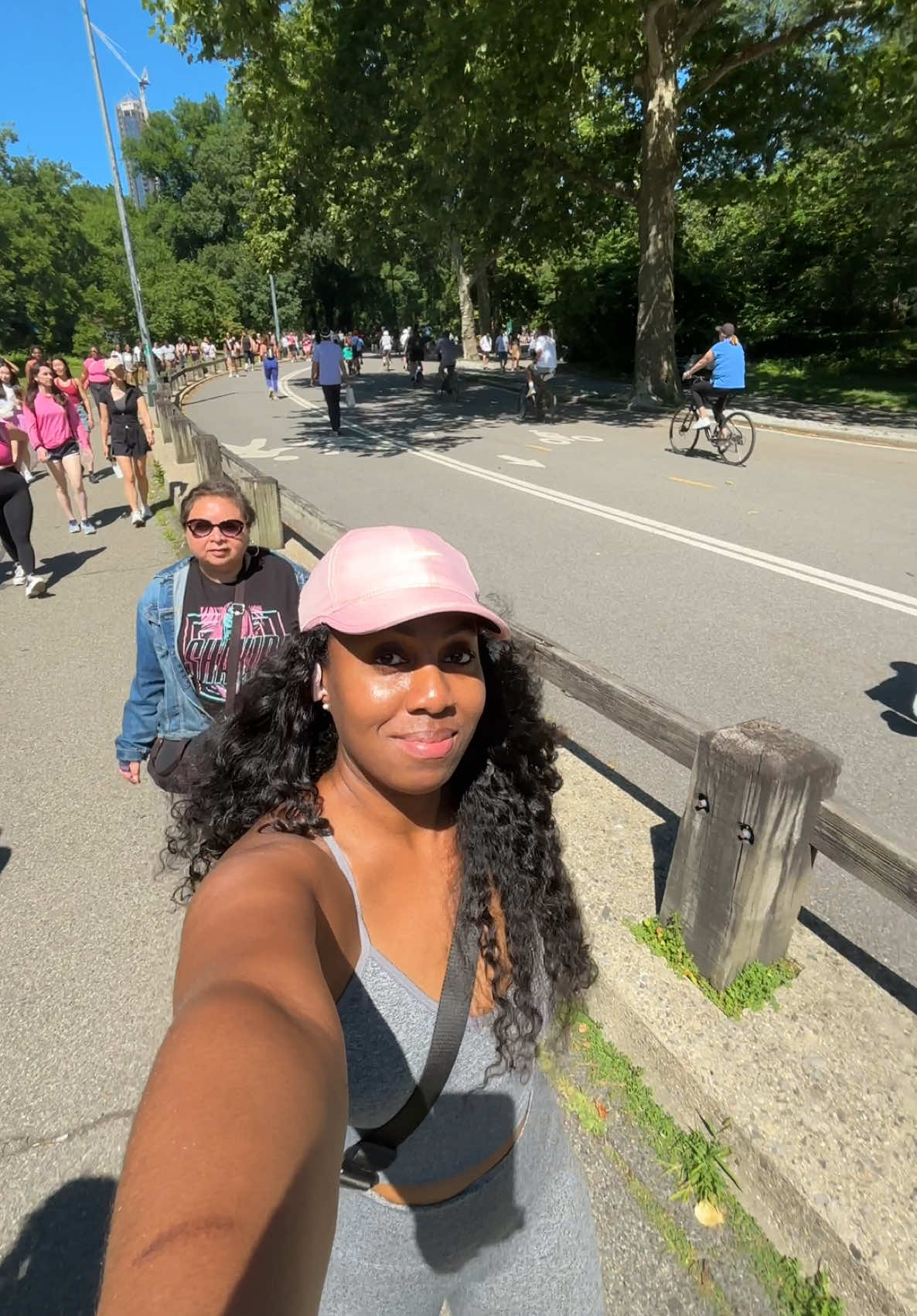 Hot girl walk nyc 💗 #hotgirlwalk #centralpark 