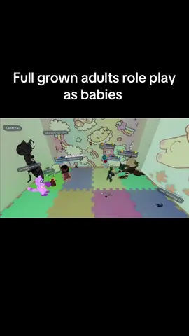 Grown adults role playing babies #fypシ #fyp #werid #vrchat #cringe #vr #game #fyppppppppppppppppppppppp 