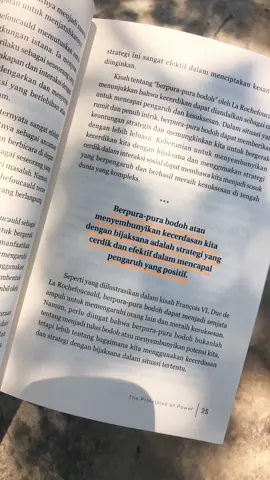 Terkadang kita perlu berpura pura bodoh untuk mengetahui suatu permainan. #purapurabodoh #rekomendasibuku #SelfImprovement 