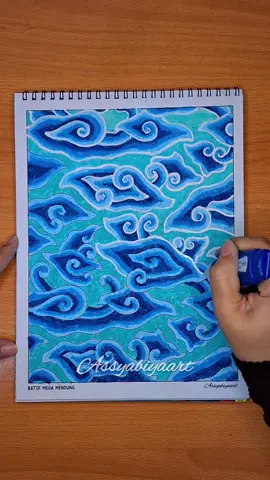 Tutorial mewarnai batik mega mendung menggunakan buku ke 2 aku Coloring Sheet 50 Best Sketch #tutorial #mewarnai #serunyabelajar #assyabiyaart #ruangkata #coloringsheet 