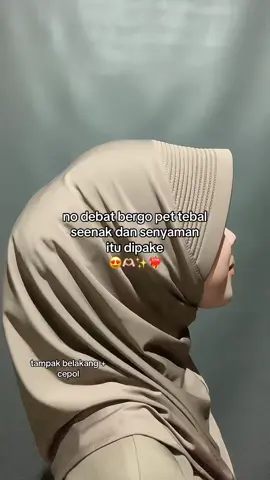 best combo bergo pet tebal + cepol ❤️‍🔥🔥😍 #cepolanhijab #cepolantipusing #cepol #bergo #bergomurah #bergohijab #hijab #hijabdaily 