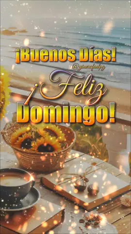 Buenos días! Feliz Domingo! #frases #bonitas #parati #dios #bendiciones #felizdia #fyp #buenosdias 
