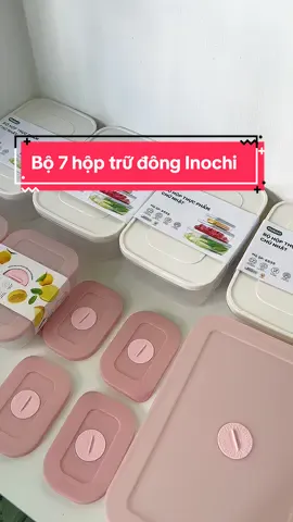 Bộ 7 hộp trữ đông Inochi  #hopdungthucpham #hopdungthucphaminochi #hoptrudonginochi #hopdungthucphamtulanh #hopdungthucphamtachnuoc #ntchuyengiadung 