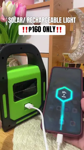Solar light na pwd ka din magcharge ng cellphone? #solarlights #light #rechargeablelight #fyp #fypシ゚viral #trending 