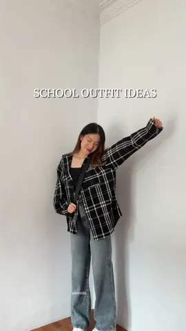 outfit ngampus lagiiyey👩‍🏫 #ootdfashion #gayaditiktok #OOTD #outfitideas #outfitinspo #outfitkuliah #outfitngampus #ngampus #flannel #baggyjeans 