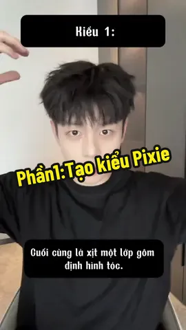 Phần 1: Các kiểu tóc được tạo ra từ máy uốn. #Pixie #twoblock #hairtips #uontocdep 