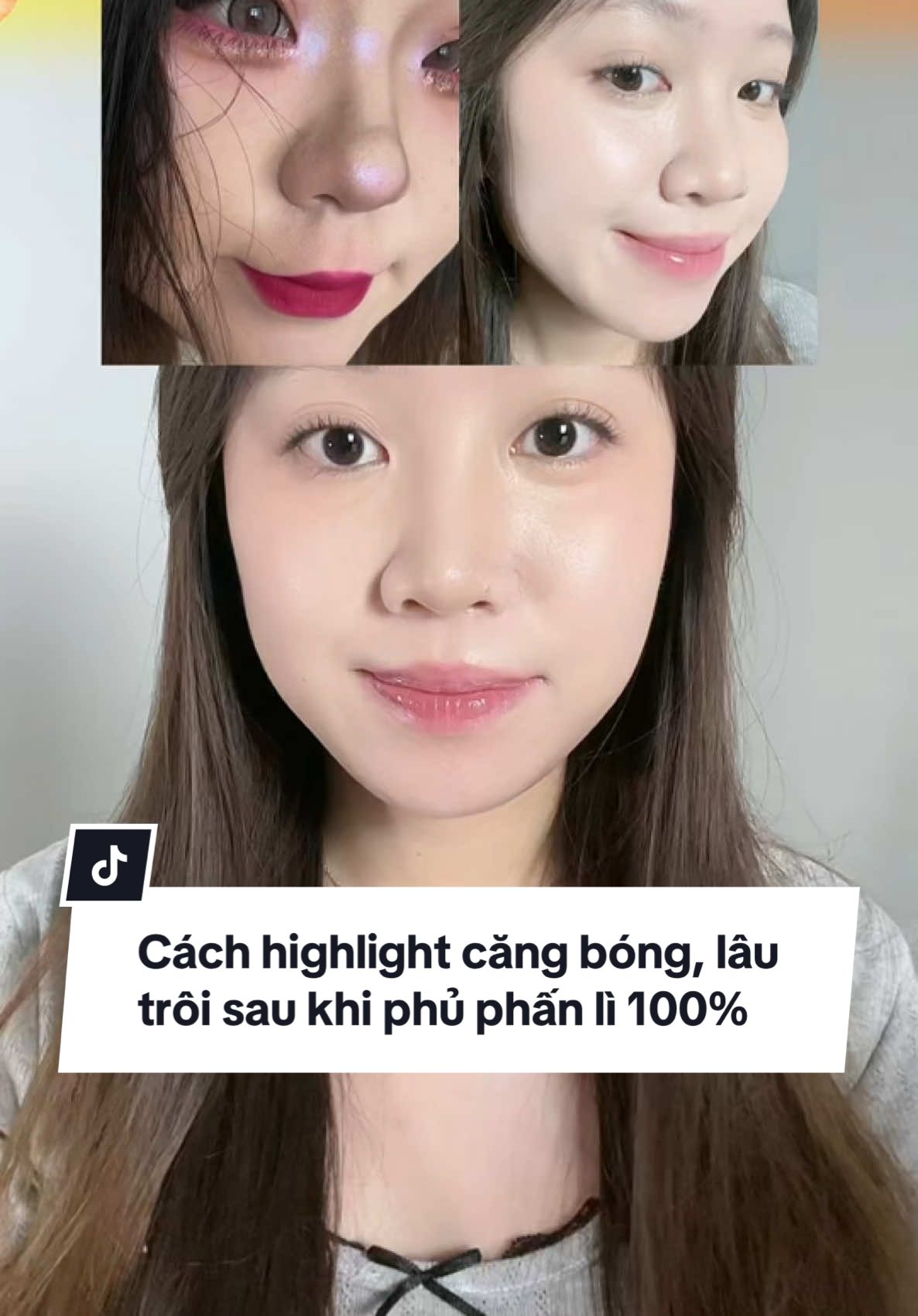 Cách highlight căng bóng, lâu trôi sau khi đã phủ phấn lì 100% ✨ #janehere #janehereofficial #makeup #makeuptutorial #LearnOnTikTok #makeupcanhan #thuvienmakeup #carslan 