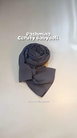 Pashmina Ceruty emang secakep ini 🌸😍  #pashminaceruty #pashminacerutybabydoll #pashmina #pashminamurah 