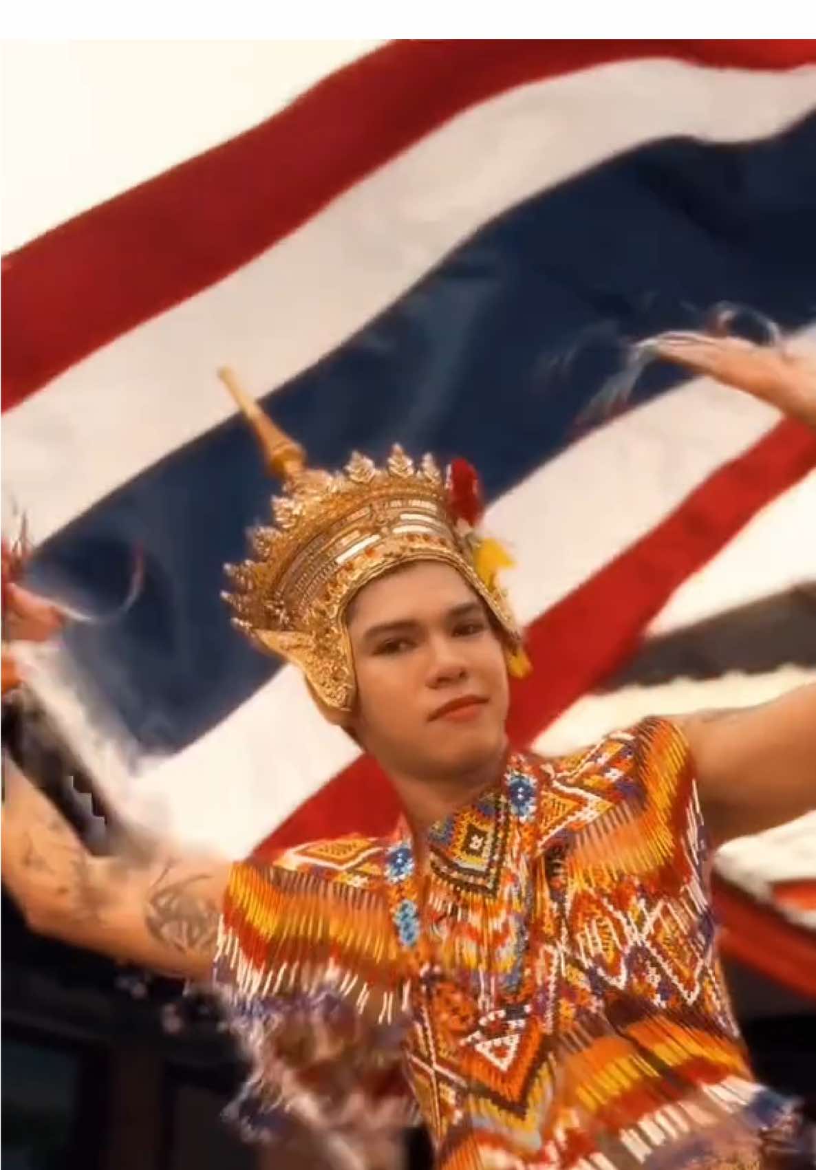 ทีมไทยมาแล้ว 🇹🇭🔥  #flagtrend #thailand 