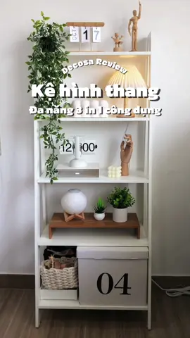 Kệ xinh mà còn tích hợp được 3 công dụng thì cả nhà phải hốt liền em kệ hình thang này nha ##decor #kehinhthang #xuhuong #tiktok #trendingvideo #viral #decoration #noel 