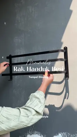 minimalis dan pemasangan mudah #rakhanduk #rakhandukkamarmandi #rakhandukdindingkamarmandi #TikTokTainment 