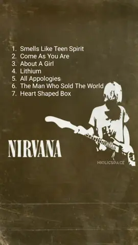Lagu Terbaik Nirvana  #lagutahun90an #lagubarat #nirvana #niolicspace 