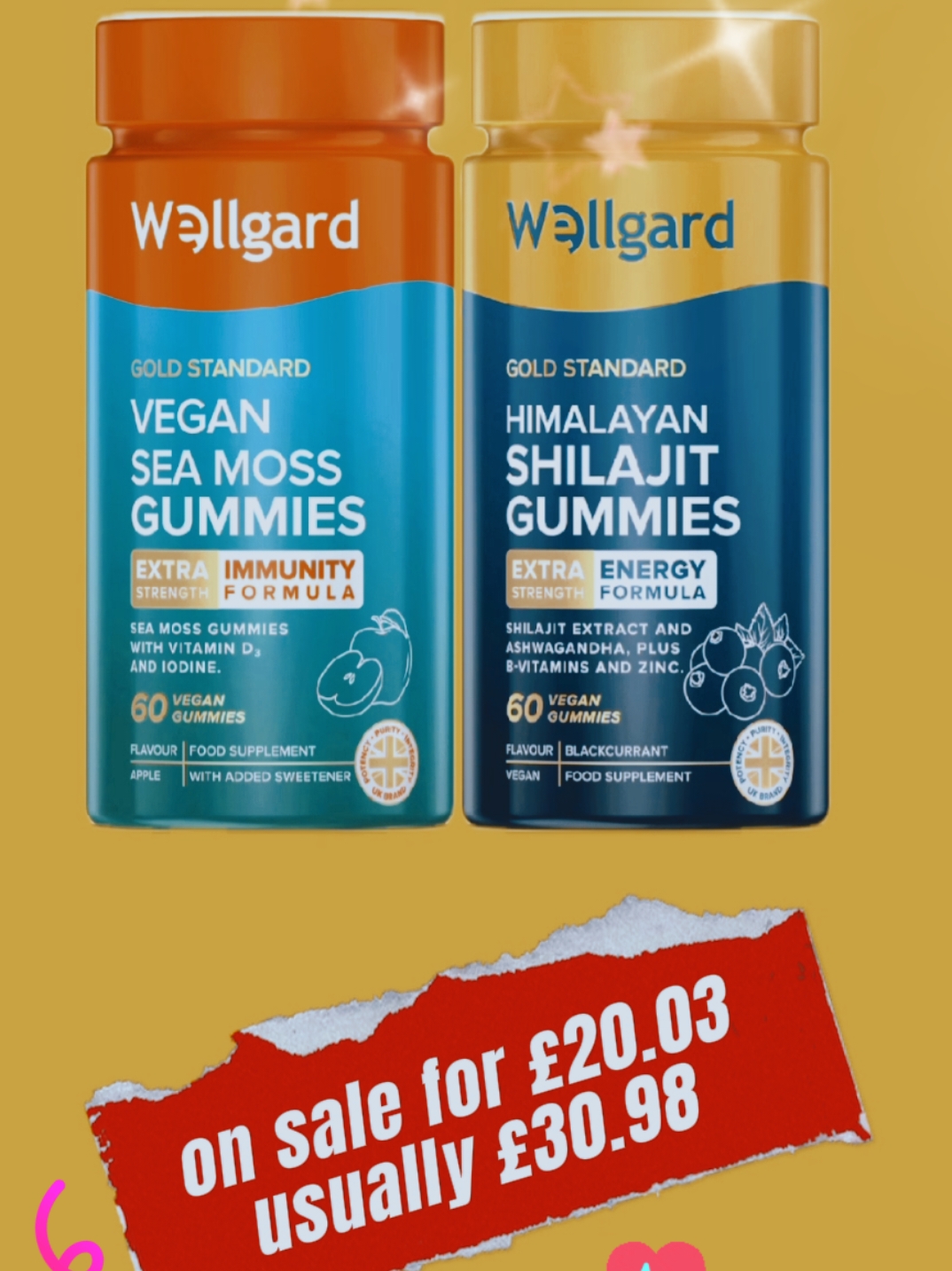 @Wellgard 's Shilajit & Sea Moss Gummies bundle✨ Get yours now👀🩵 #fyp #wellgard #shilajitbenefits #seamossbenefits 