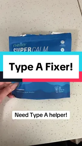 Type A helper #typea #calm #focus #balance #peace #nellosupercalm #nello  