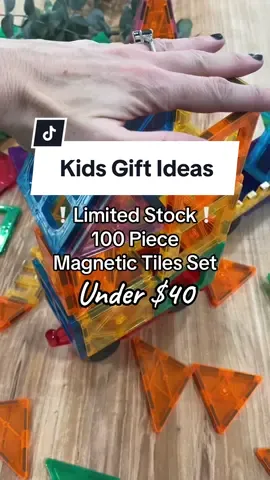 These magnetic tiles make a great gift for kids of all ages. Grab them at this amazing sale price!  #magnetictiles #kidstoys #giftideas #buildingblocks #giftideasforkids #toddlergiftideas #christmasgiftideas #toddlermom #falldealsforyou #blackfridaydeals  @Kammok 
